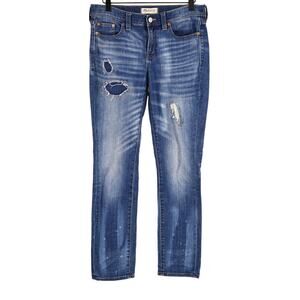 Madewell Distressed Slim Boyjean, Size 26